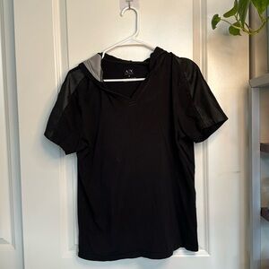 AX Armani exchange short sleeve hoodie